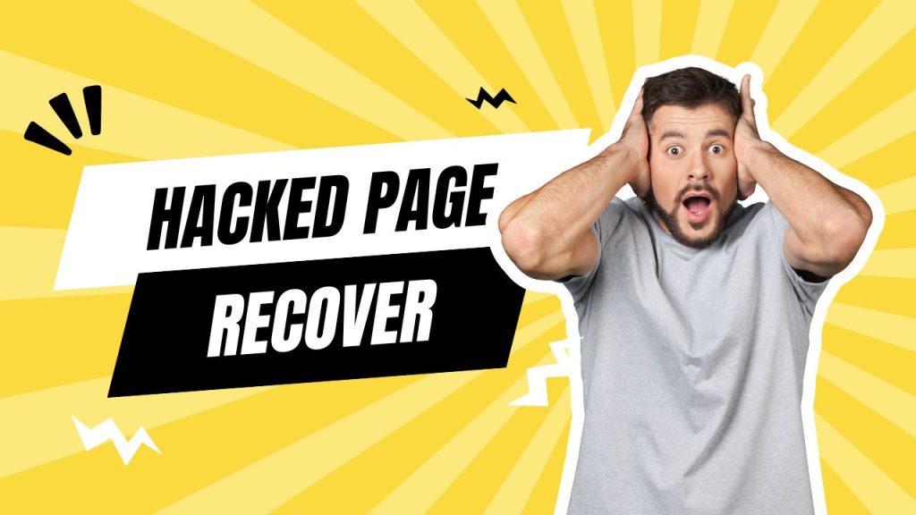 Facebook Page or Business Manager Account Recover